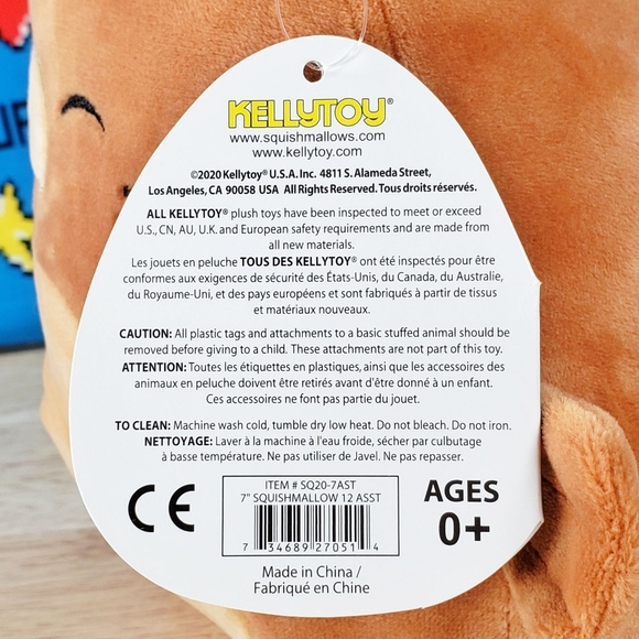 Squishmallow Bruce the Walrus 7" UltraSoft Stuffed Sealife Plush Toy NWT - Picture 12 of 12